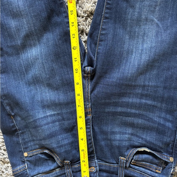 Judy Blue Jeans Womens 7/28 Blue Skinny Fit Distressed Stretch Denim Raw Hem - Picture 4 of 5